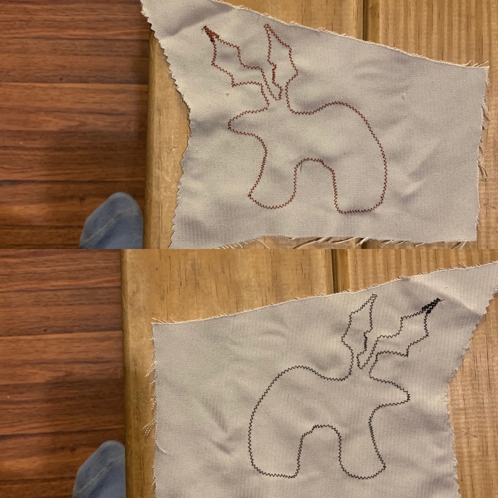 Heartmade Freehand Reindeer Patch